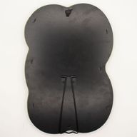 Weiche, geschwungene Spiegel – Große Wolke – Moosgrün (50) – 33,4 x 23,5 x 2,3 cm