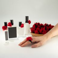 Duftende Chiffon-Diffusorringe - Rosenrot