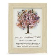 Edelsteinbild - Baum des Lebens - Mehrfarbig  (20x14,7x1cm)