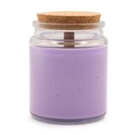 Woodwick-Sojawachskerze ohne Etikett - Wilder Lavendel