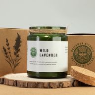 Woodwick Sojawachskerze - Wilder Lavendel