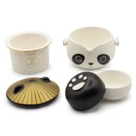 Panda Teekannen-Set - Zwei Tassen - Reisepaket