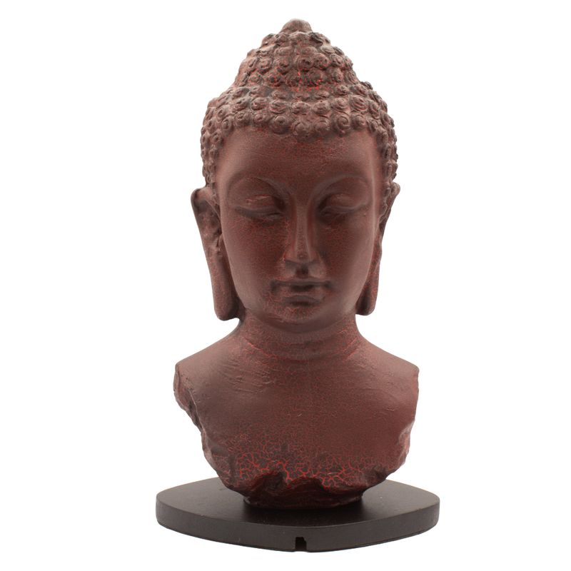Buddha-Büste-Lampe Molton Lava - Ovaler Stand