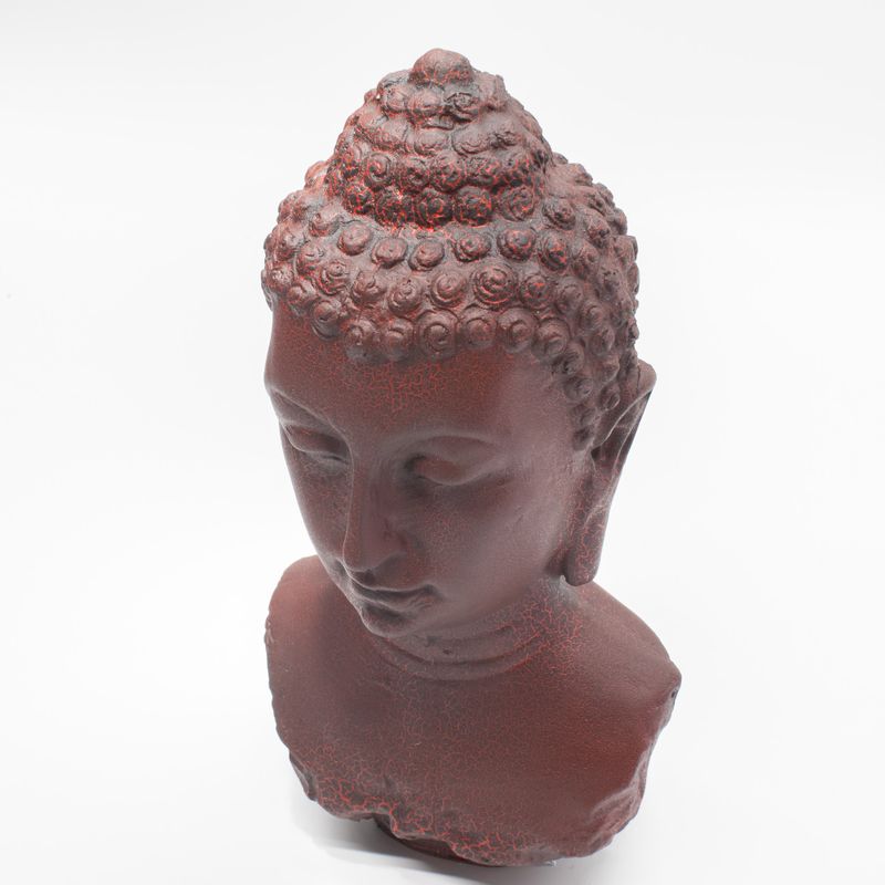Buddha-Büste-Lampe Molton Lava - Ovaler Stand