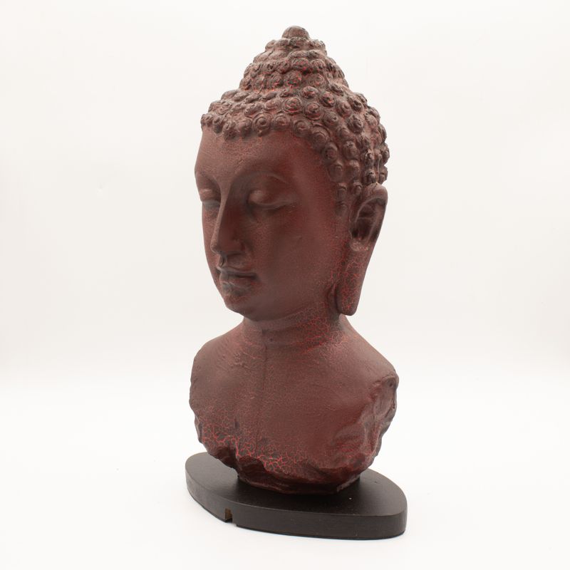 Buddha-Büste-Lampe Molton Lava - Ovaler Stand