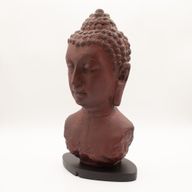 Buddha-Büste-Lampe Molton Lava - Ovaler Stand
