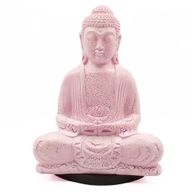 Meditation Buddha-Lampe Kirsch-Crackle - Ovaler Stand