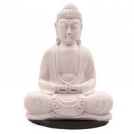Meditation Buddha-Lampe Lavendel-Krakelee - Ovaler Stand