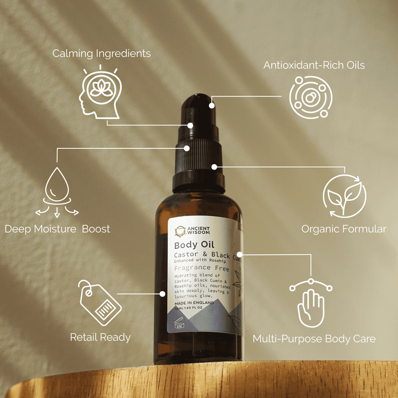 Bio-Körperöl 50 ml – Hagebutte (ohne Duft)