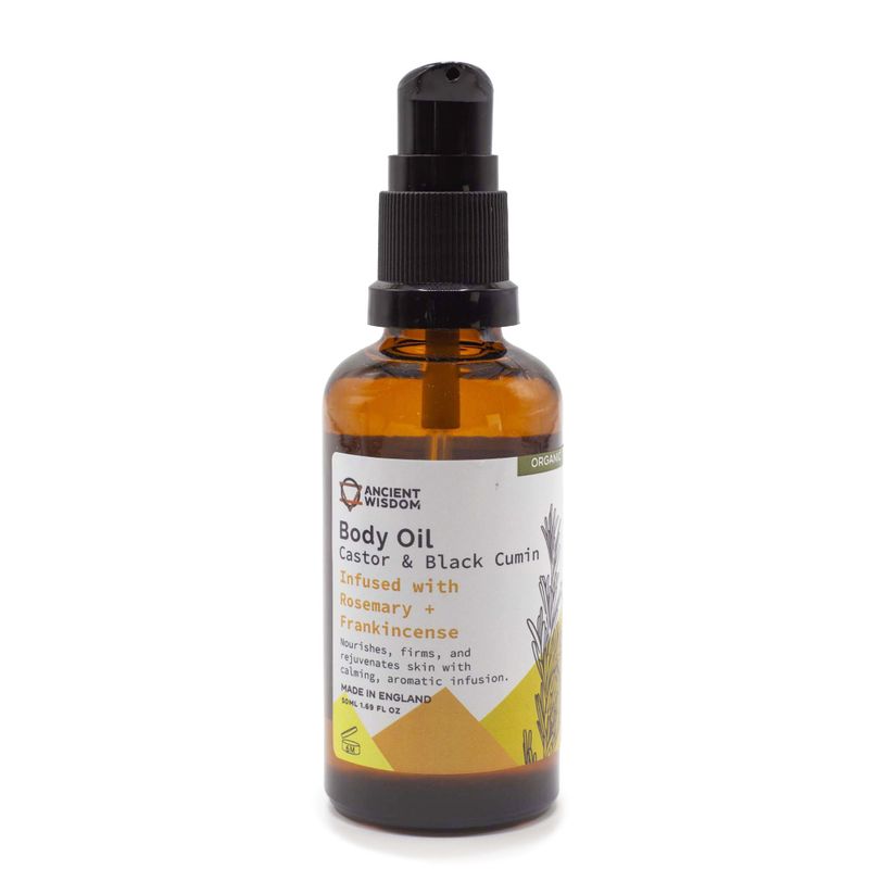 Bio-Körperöl 50 ml – Rosmarin und Weihrauch