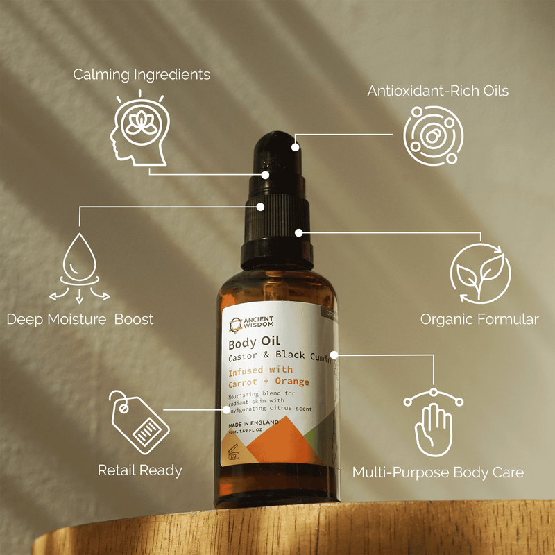 Bio-Körperöl 50 ml - Karotte & Orange