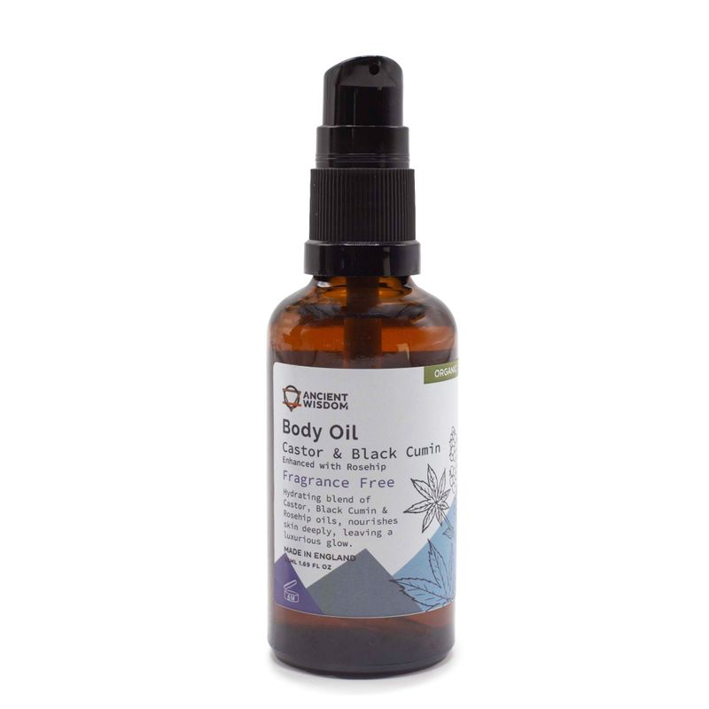 Bio-Körperöl 50 ml – Hagebutte (ohne Duft)