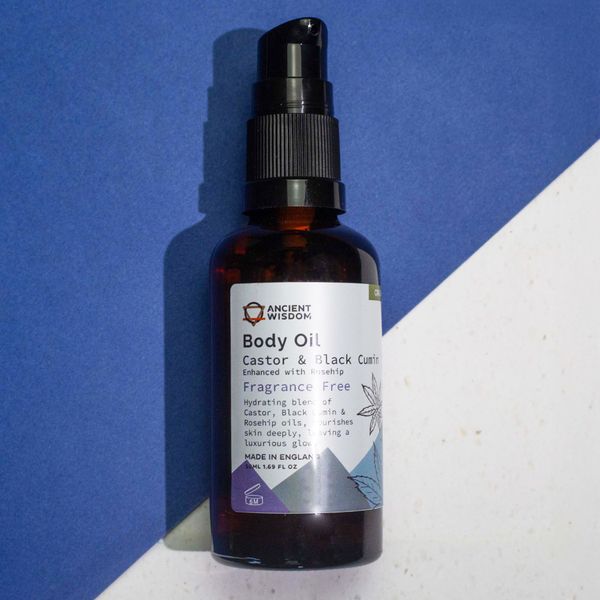 Bio-Körperöl 50 ml – Hagebutte (ohne Duft)