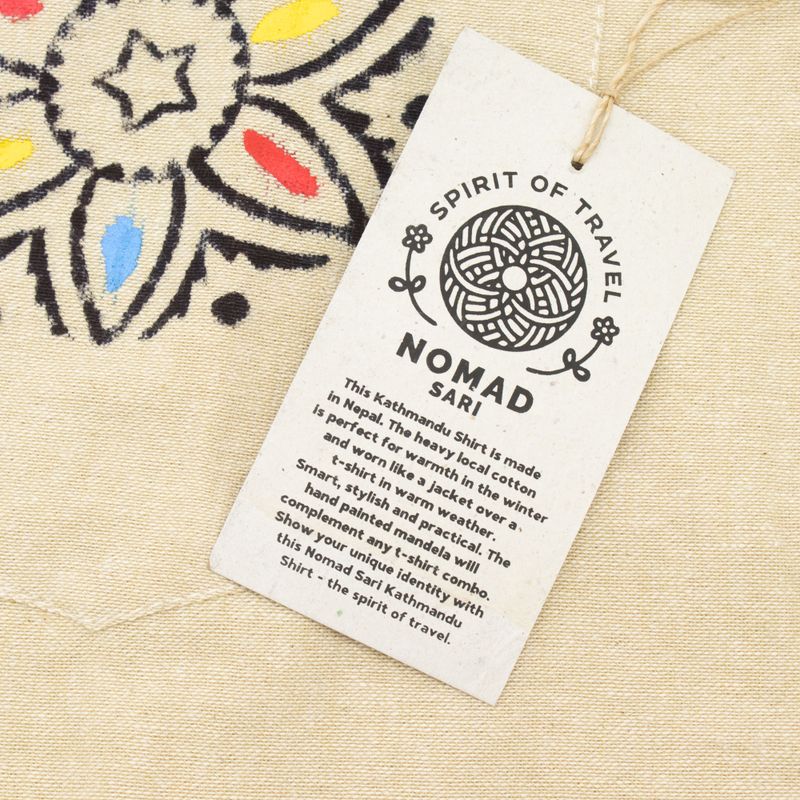 Nomad Sari Kathmandu Hemd - Stein - Medium