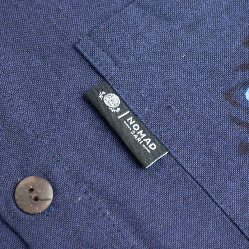 Nomad Sari Kathmandu Hemd - Indigo - Medium