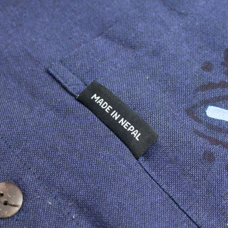 Nomad Sari Kathmandu Hemd - Indigo - Medium