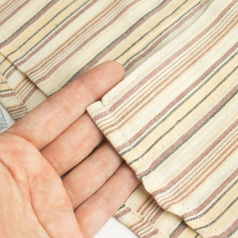 Nomad Sari Großvaterhemd - Braun-Beige - Mittel