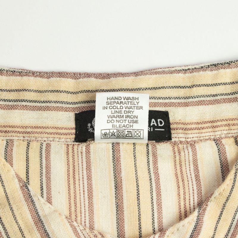 Nomad Sari Großvaterhemd - Braun-Beige - Mittel