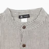 Nomad Sari Grandad Hemd - Grau Stein - Medium