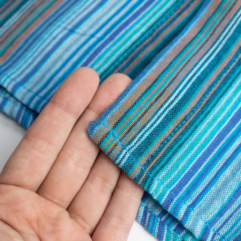 Nomad Sari Großvaterhemd - Türkis - Medium
