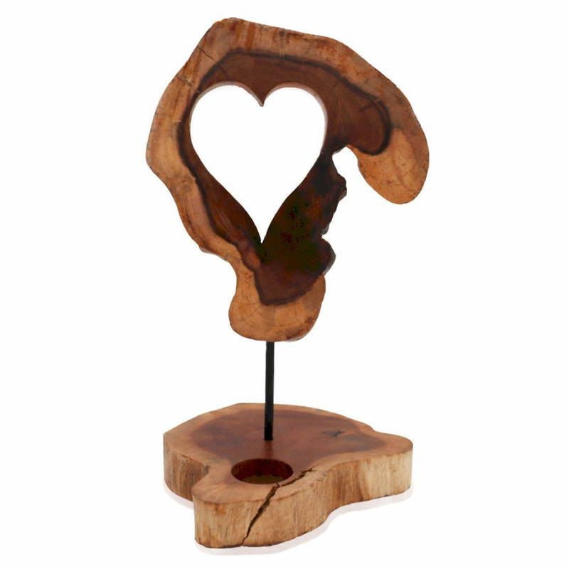 Kerzenhalter-Schild - Heart Shape