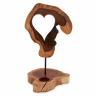 Kerzenhalter-Schild - Heart Shape