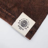 Nomad Sari Stonewashed Baumwoll-T-Shirt - Sonne & Sternzeichen - Braun - Klein