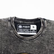Nomad Sari Stonewashed Baumwoll-T-Shirt - Rebel - Anthrazit - Klein