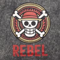 Nomad Sari Stonewashed Baumwoll-T-Shirt - Rebel - Anthrazit - Klein