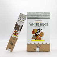 30 g Goldene Weiße Salbei-Räucherstäbchen aus Harz (6 Stück)