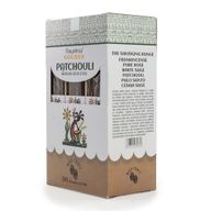 30 g Goldene Patchouli-Räucherstäbchen aus Harz (6 Stück)