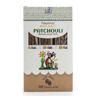 30 g Goldene Patchouli-Räucherstäbchen aus Harz (6 Stück)