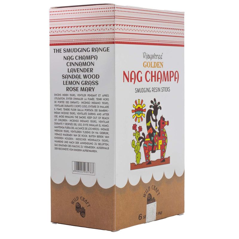30 g Golden Nag Champa Räucherharz-Stäbchen (6 Stück)