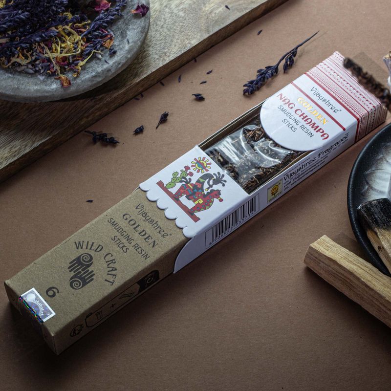 30 g Golden Nag Champa Räucherharz-Stäbchen (6 Stück)