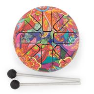 Kleine Happy Drum Psychedelisch - 13x9cm