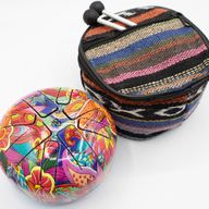Kleine Happy Drum Psychedelisch - 13x9cm