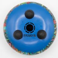 Low Med Happy Drum Mandala Blatt - 14x7cm
