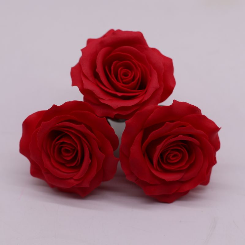 Seifenblume (5-lagig) Romantische Rose - Rot