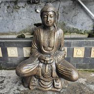 Großer thailändischer Buddha in Antikgold - 0,96 m