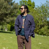 Nomad Sari Kathmandu Hemd - Indigo - Medium