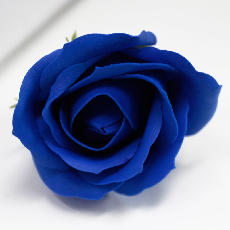 DIY Seifenblumen - mittelgr. Rose - Königsblau