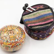 Kleine Happy Drum Om Mandala - 13x9 cm
