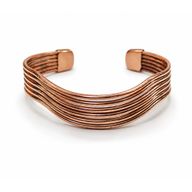 Kupfer-Elementar-Wellen-Armbänder (sortiert)