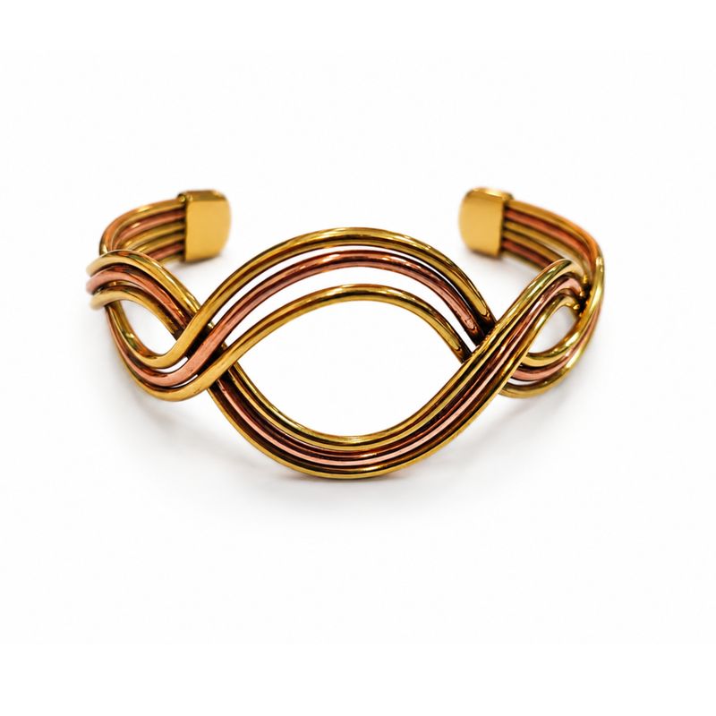 Kupfer-Elementar-Wellen-Armbänder (sortiert)