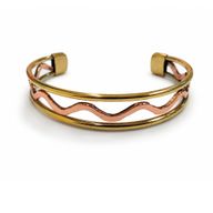 Kupfer-Elementar-Wellen-Armbänder (sortiert)