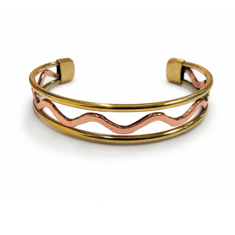 Kupfer-Elementar-Wellen-Armbänder (sortiert)