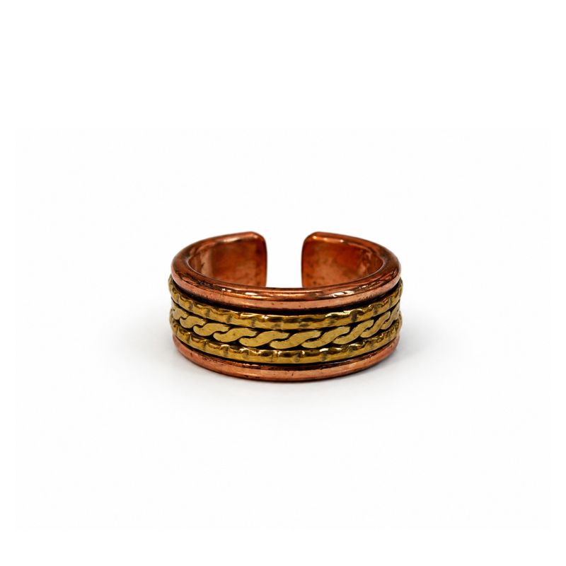 Kupferringe – Klassische Bandringe – Verschiedene Designs und Größen