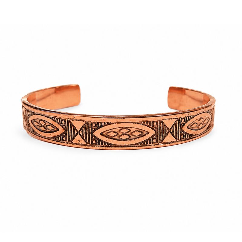 Armbänder aus massivem Kupfer Nomad Energy Collection Gravuren (verschiedene)