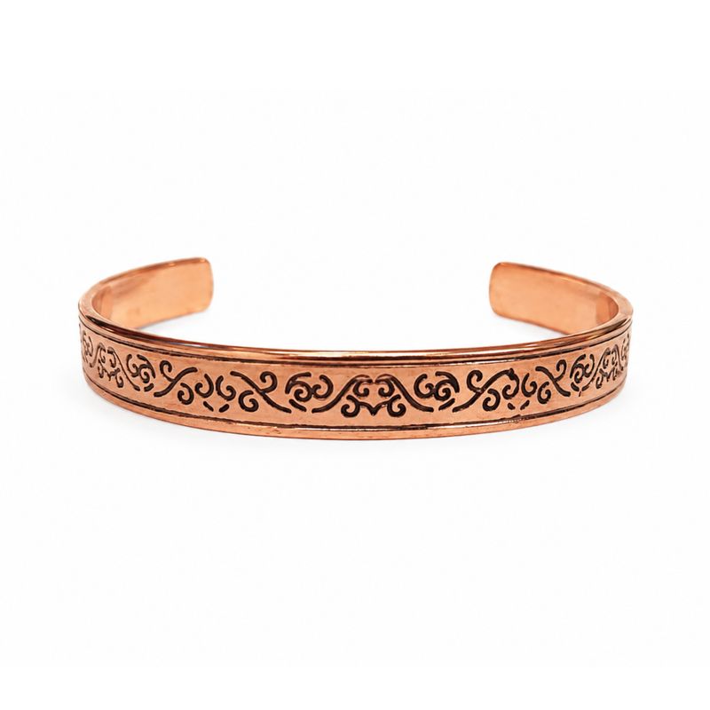 Armbänder aus massivem Kupfer Nomad Energy Collection Gravuren (verschiedene)