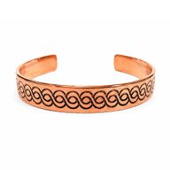 Armbänder aus massivem Kupfer Nomad Energy Collection Gravuren (verschiedene)